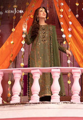 Asim Jofa Formal Collection Embroidered Chiffon Dress 3 Piece Unstitched