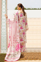 Ramsha Embroidered Lawn 3 Piece Unstitched Dress