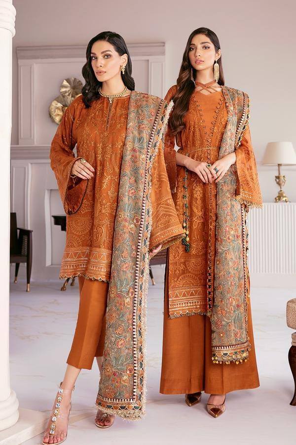 Baroque Chantelle Lawn Embroidered 3 Piece Unstitched