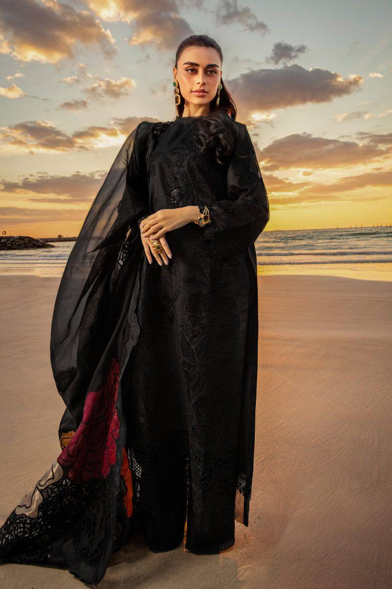 Rang Rasiya Lawn Luxury Embroidered Dress 3 Piece Unstitched