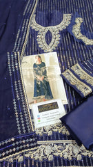 Iznik Chiffon Formal Collection Embroidered 3piece Unstitched / Stitched
