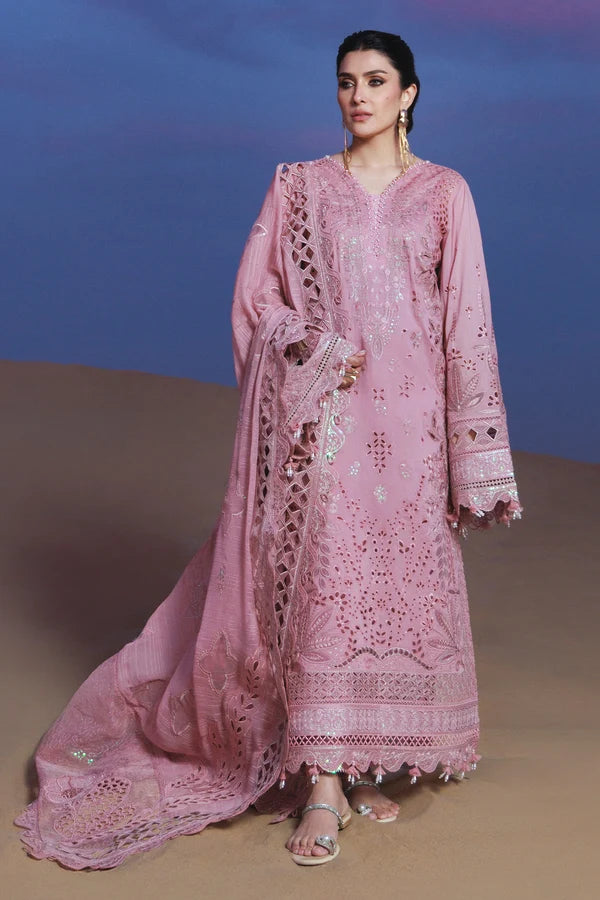 Nureh Luxury Raw Silk Embroidered 3 piece Unstitched / Stitched