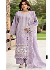 Karma Lawn Chikan kari Embroidered 3 Piece Unstitched / Stitched