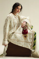 Zara Shahjahan Formal Collection Raw Silk 3 Piece Unstitched / Stitched