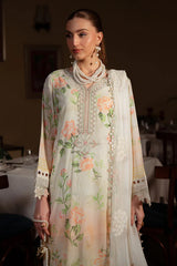 Nureh Printed Lawn Collection 3 piece Unstitched / Stitched
