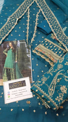 Dastan-E-Jashan by Charizma Luxury Chiffon Dress Embroidered 3 piece Unstitched / Stitched