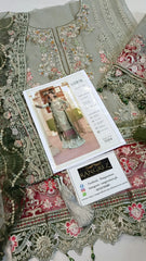 Imrozia Wedding Organza Luxury Collection Embroidered 3 Piece Unstitched / Stitched