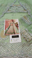 Mariaa B Bridal Net Luxury Maxi Embroidered 3 Piece Unstitched