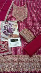 Kanwal Malik Chiffon Wedding Collection 3 Piece Unstitched / Stitched