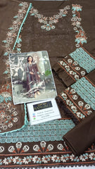 Mahmair Luxury Lawn Embroidered 3 Piece Unstitched / Stitched