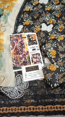 Maria B Luxury Lawn Embroidered 3 piece Unstitched / Stitched