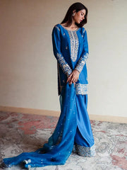 Erum khan Embroidered Chiffon 3 Piece Unstitched