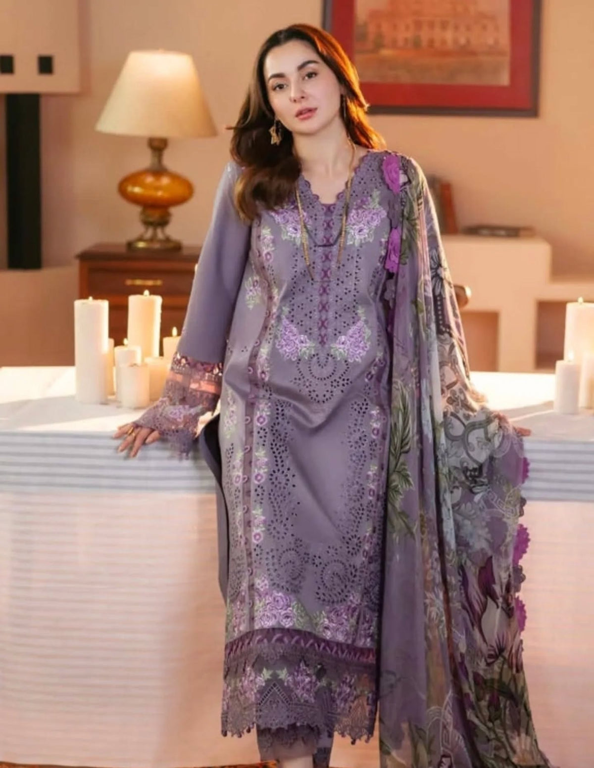 Jade Chikankari Lawn Embroidery Collection 3piece Unstitched / Stitched