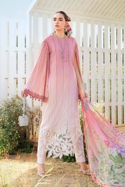 Mariaa B M Prints New Arrival Lawn Emroidery 3piece Unstitched
