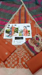 Zainab Chottani Luxury Lawn Chikan Kari Embroidered 3 Piece Unstitched
