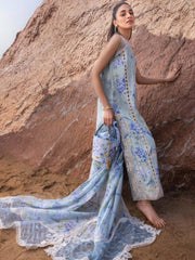 Crimson Luxury Lawn Chikan Kari by Saira Shakira 3Piece Unstiched