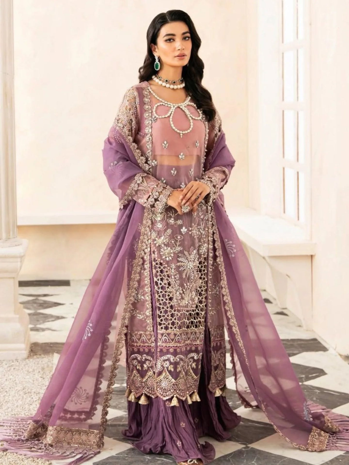 Elaf Celebrations Luxury Formal Handwork Collection 3Piece Unstitched