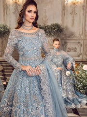 Maria B Embroidered Wedding Collection Organza Maxi 3 Piece Unstitched