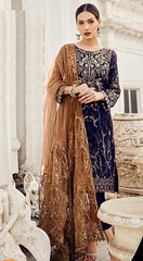 Iznik Net Formal Collection Embroidered 3piece Unstitched