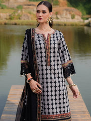 Charizma Qara Festive Lawn Embroidery 3Piece Unstitched