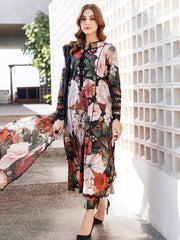 Baroque Printed Embroidered Lawn 3 Piece Unstitched