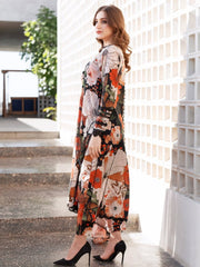 Baroque Printed Embroidered Lawn 3 Piece Unstitched