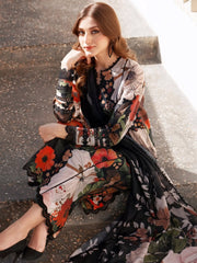 Baroque Printed Embroidered Lawn 3 Piece Unstitched