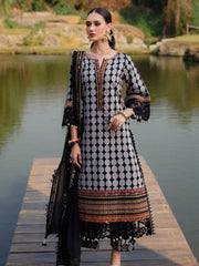 Charizma Qara Festive Lawn Embroidery 3Piece Unstitched