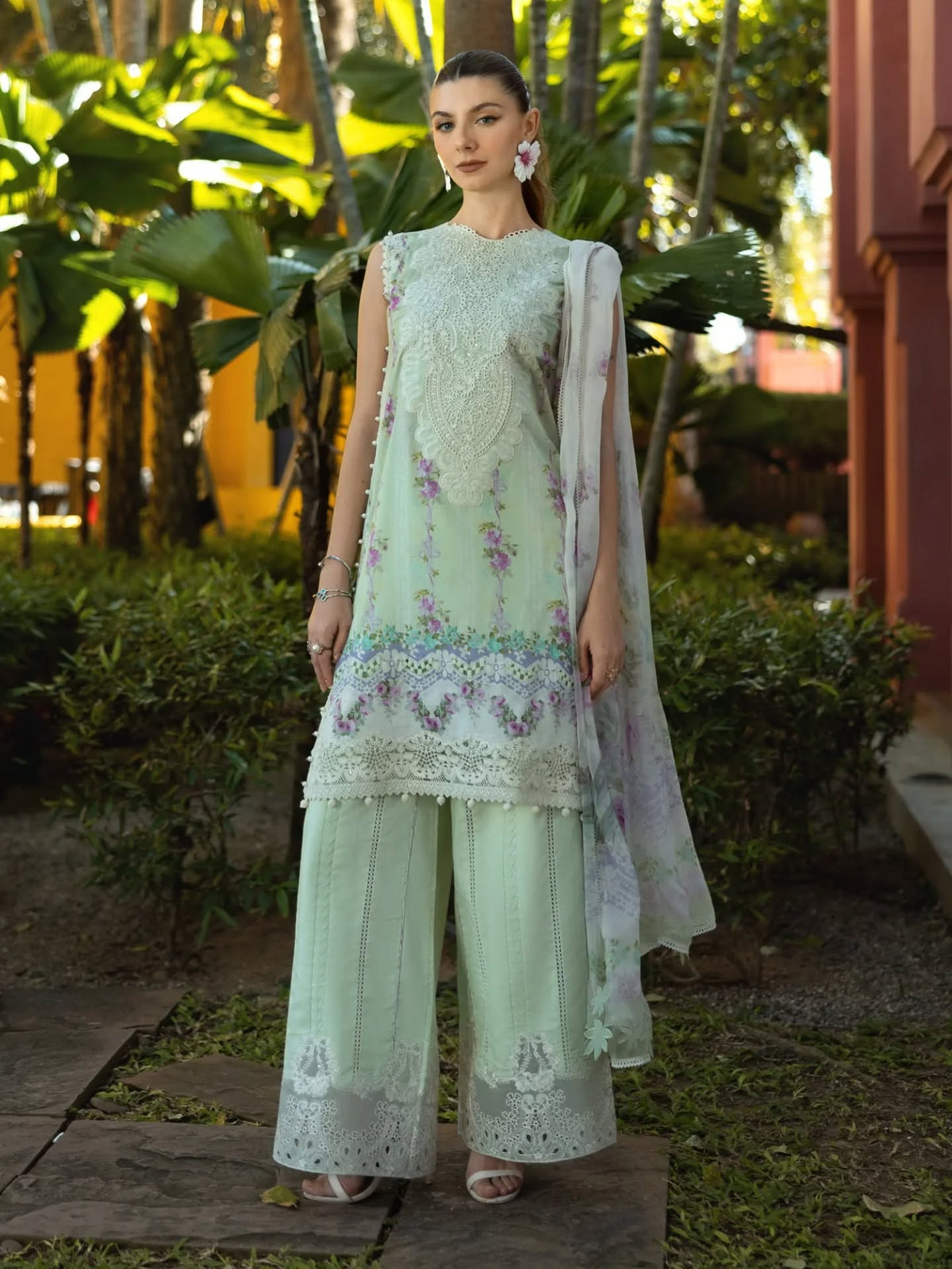 Elaf New Arrival Luxury Lawn Embroidery 3 Piece Unstitched