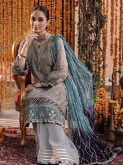 Adan Libas Luxury Chiffon Embroidered Collection 3piece Unstitched