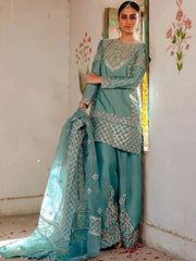 Faiza Saqlain Sequins Embroidered Mehsori 3 Piece Unstitched