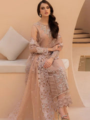 Mushq Luxury Organza Collection Embroidered with Adda Work 3 Piece Unstitched