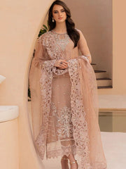 Mushq Luxury Organza Collection Embroidered with Adda Work 3 Piece Unstitched