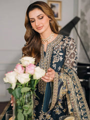 Baroque Chantelle Embroidered Luxury Chiffon 3 Piece Unstitched
