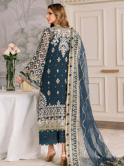 Baroque Chantelle Embroidered Luxury Chiffon 3 Piece Unstitched