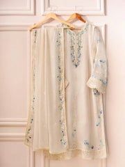 Agha Noor Chiffon Embroidered Formal Collection 3 Piece Unstitch