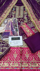Mariaa B Mbroidered Wedding & Formal Collection 3 Piece Unstitched