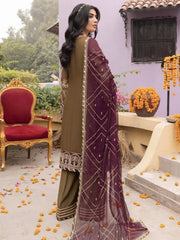 Adan Libas Luxury Chiffon Embroidered Collection 3piece Unstitched