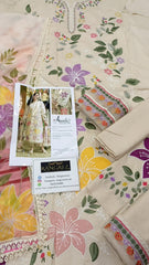 Aneelas Luxury Lawn Chicken kari  3 piece Unstitched / Stitched
