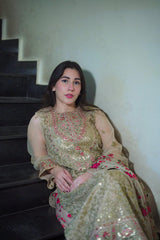 Aneela's Luxury Organza Emb Collection 3 Piece Unstitched