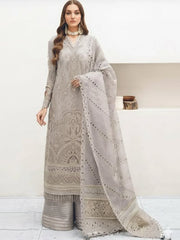 Jazmin Luxury Organza Dress Embroidered 3 Piece Unstitched