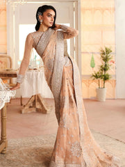Maria B Luxury Net Hand Work Embroidered Saree Unstitched