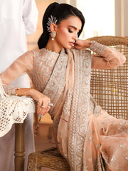 Maria B Luxury Net Hand Work Embroidered Saree Unstitched