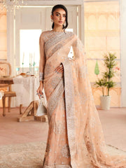 Maria B Luxury Net Hand Work Embroidered Saree Unstitched