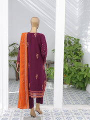 Rangrez Chiffon Luxury Embroidery 3piece Unstitched