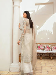 Maryam Hussain Luxury Net Embroidered 3 Piece Unstitched