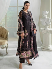 Mariaa.B Formal Collection Chiffon Embroidered Dress 3 Piece Unstitched