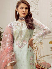 Maryam N Maria Luxury organza Embroidery 3piece Unstitched