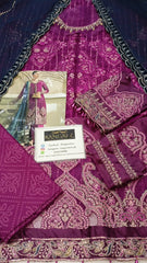 Maria B Embroidered Chiffon Collection 3 Piece Unstitched