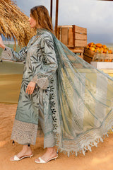 Nureh Printed Lawn Collection 3 piece Unstitched / Stitched